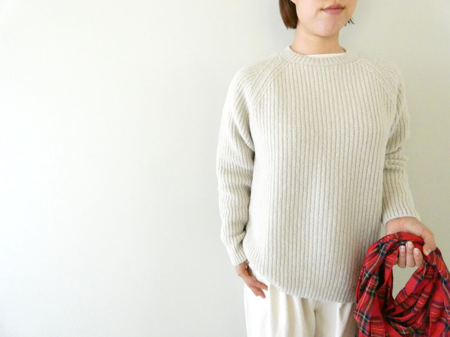 evam eva(エヴァムエヴァ) renew-wool pullover mensの商品画像1