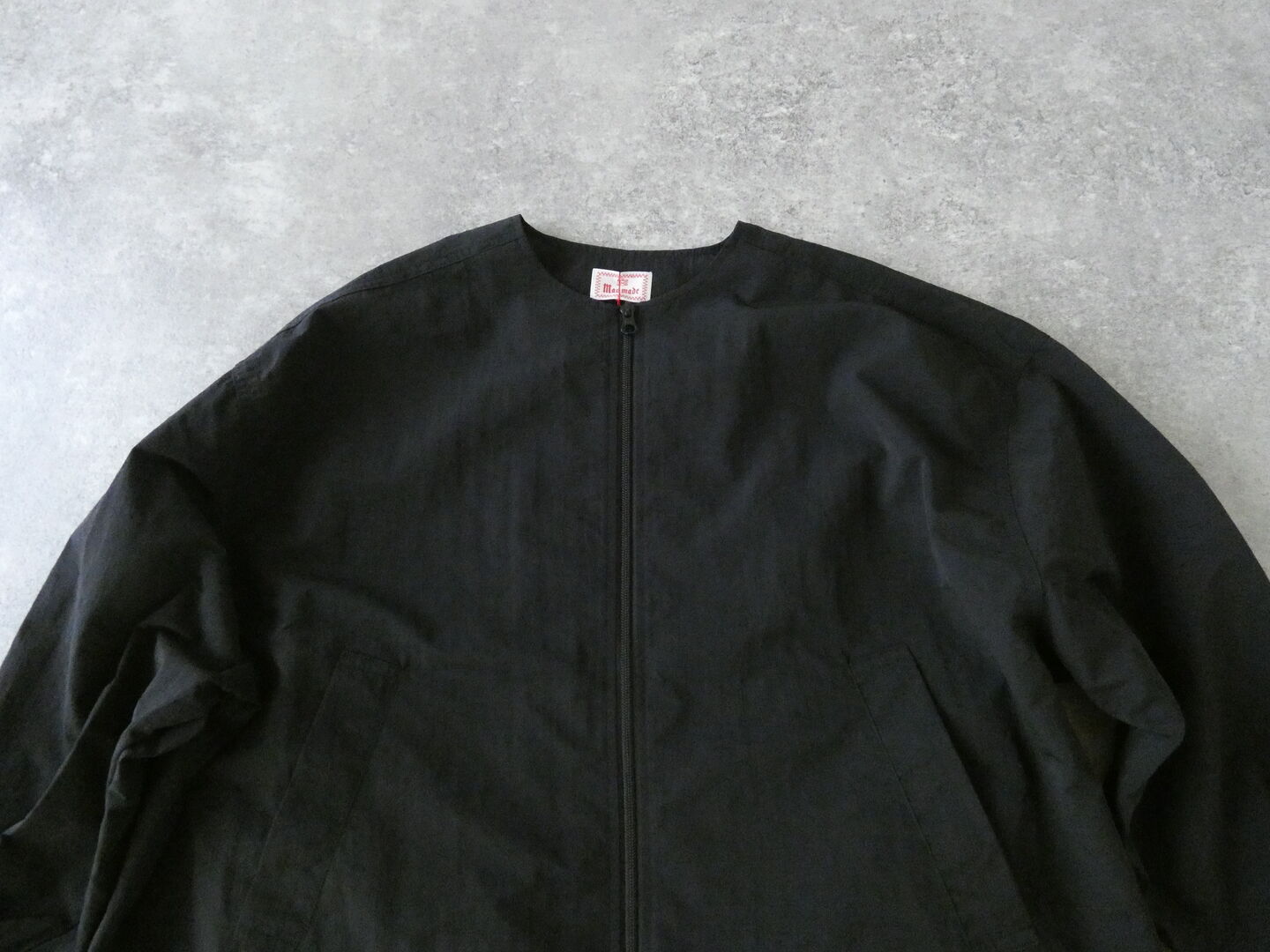 mao made(マオメイド) ヴィンテージウェザークルーネック裾ドロストジャケットの商品画像44