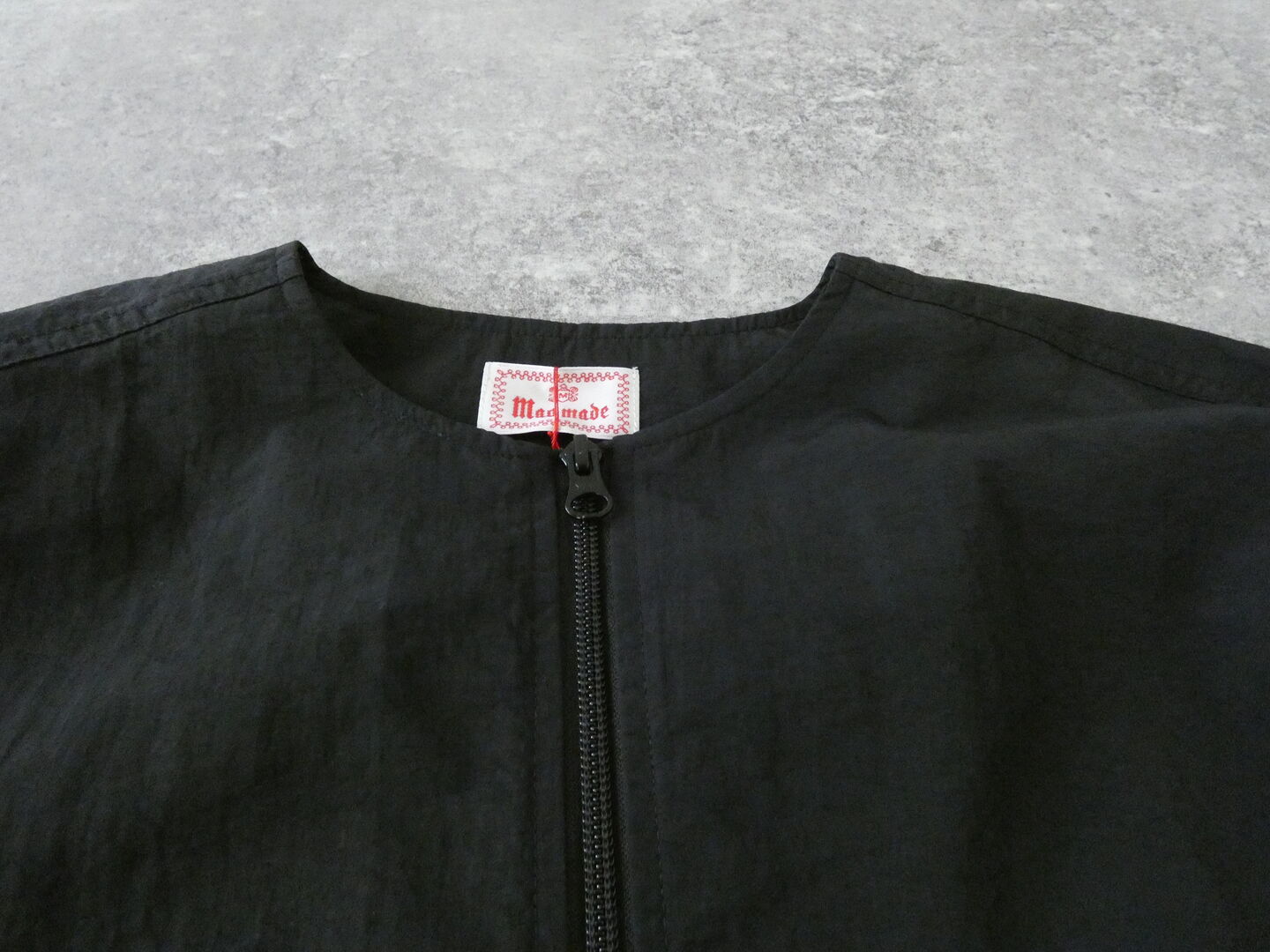 mao made(マオメイド) ヴィンテージウェザークルーネック裾ドロストジャケットの商品画像45