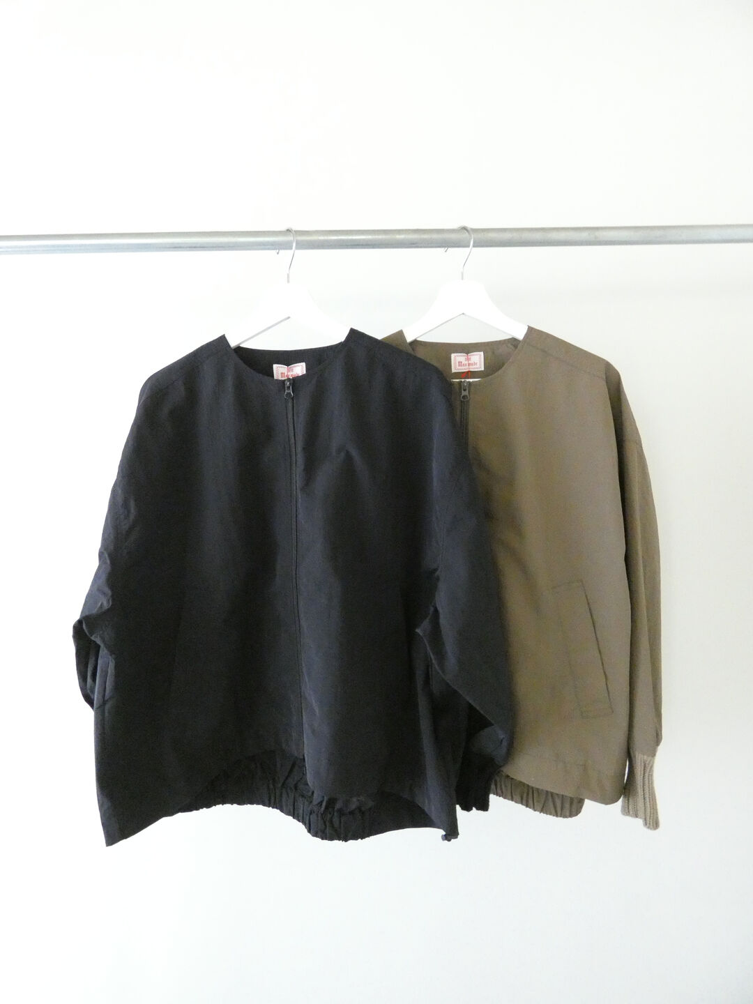 mao made(マオメイド) ヴィンテージウェザークルーネック裾ドロストジャケットの商品画像8