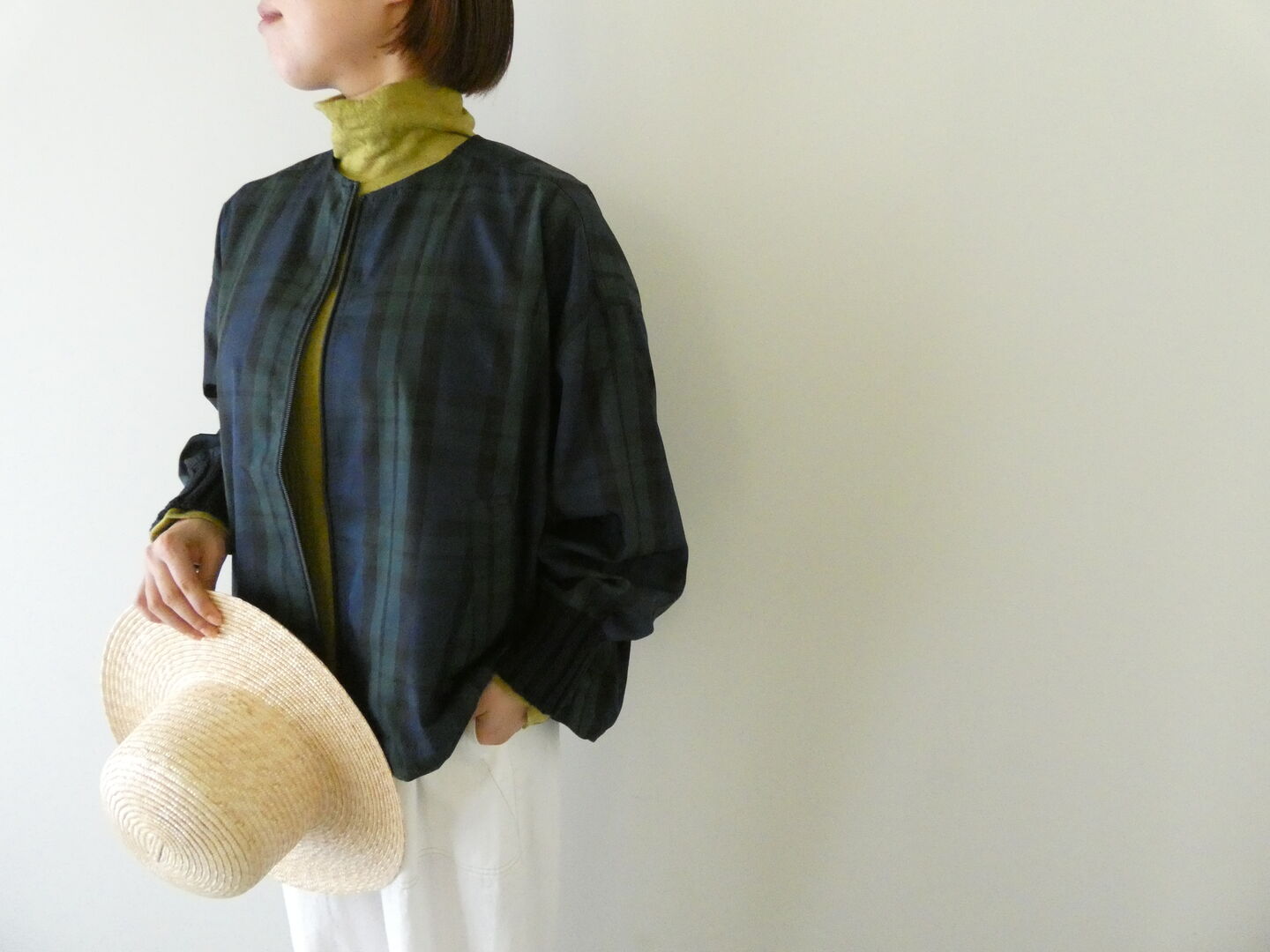 mao made(マオメイド) ヴィンテージウェザークルーネックジャケットの商品画像7