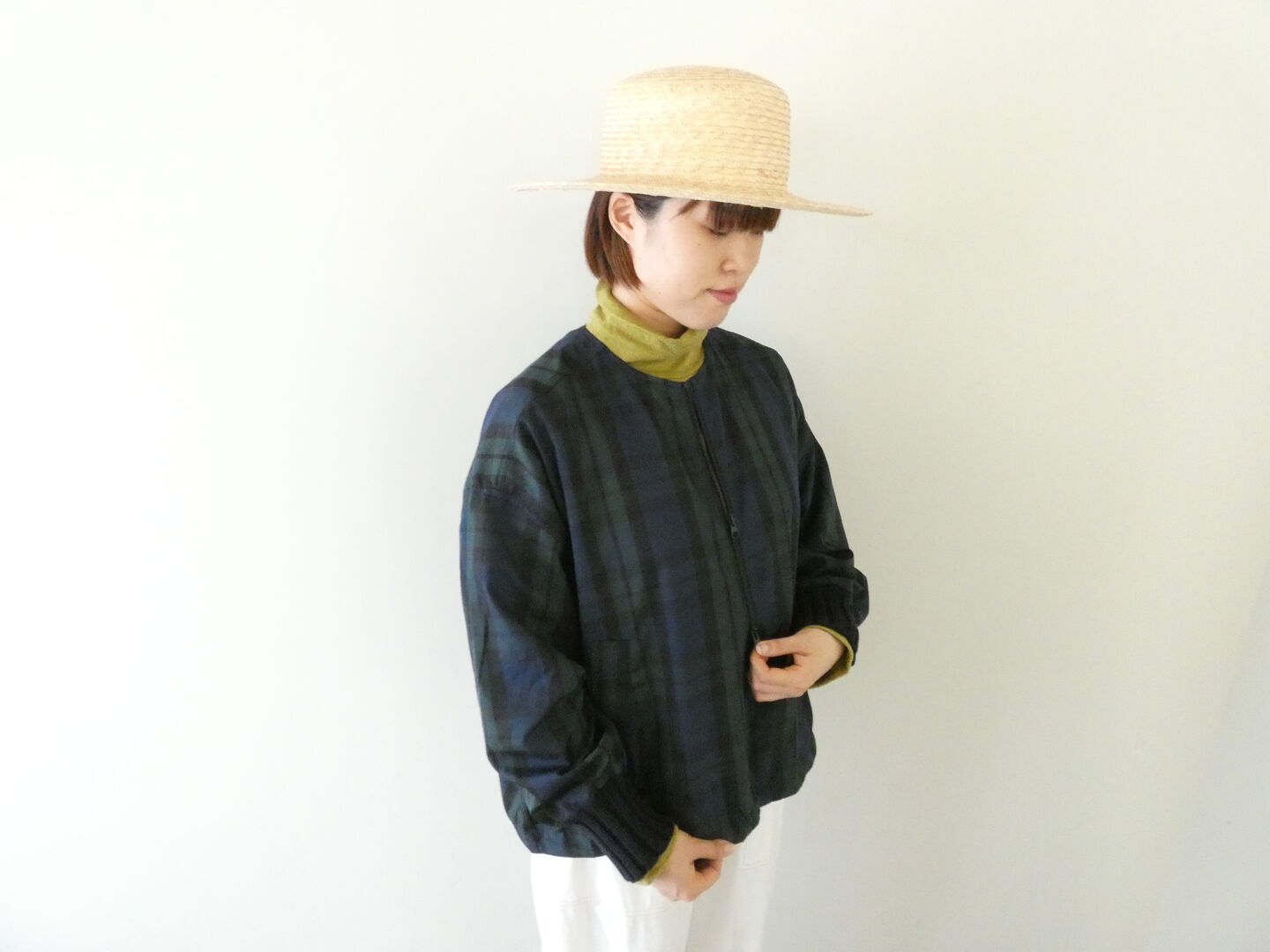 mao made(マオメイド) ヴィンテージウェザークルーネックジャケットの商品画像8