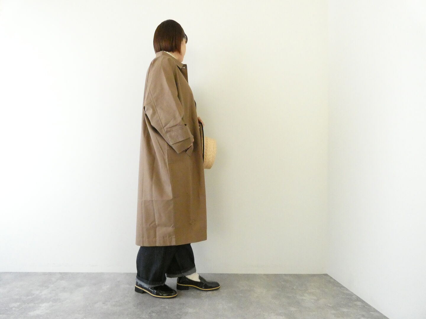 mao made(マオメイド) T/Cライトツイルドルマンステンカラーコートの商品画像11