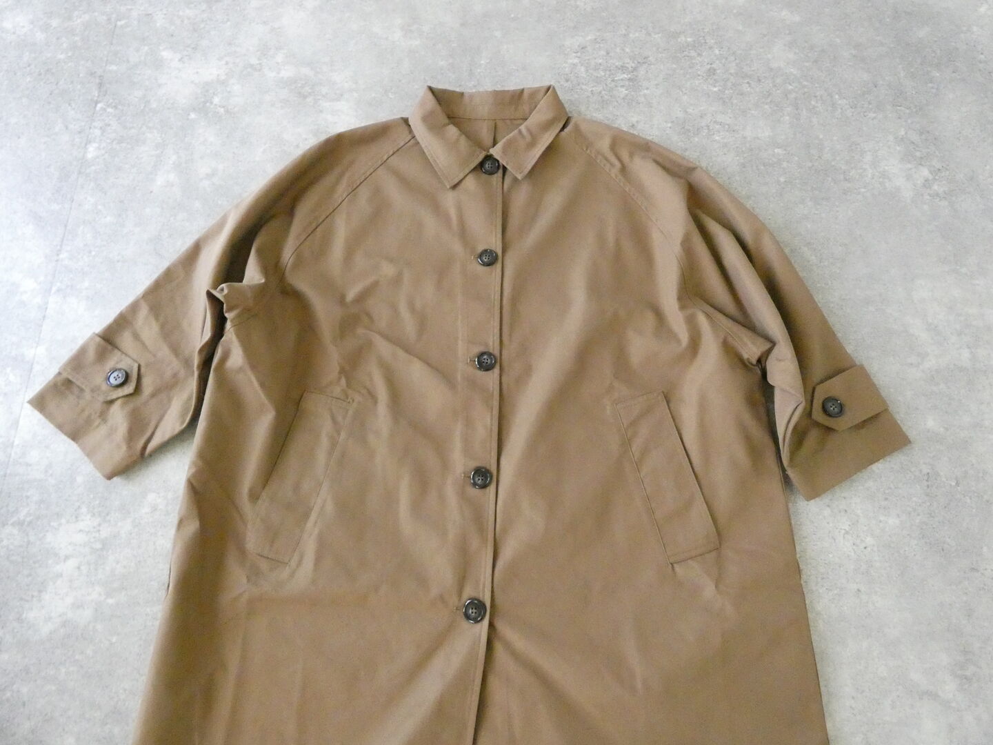 mao made(マオメイド) T/Cライトツイルドルマンステンカラーコートの商品画像21