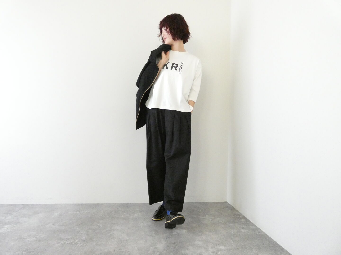 PACIFIC PARK STORE(パシフィックパークストア) 17/-BD天竺ラウンドヘムロゴTee KR B TRUCKの商品画像1