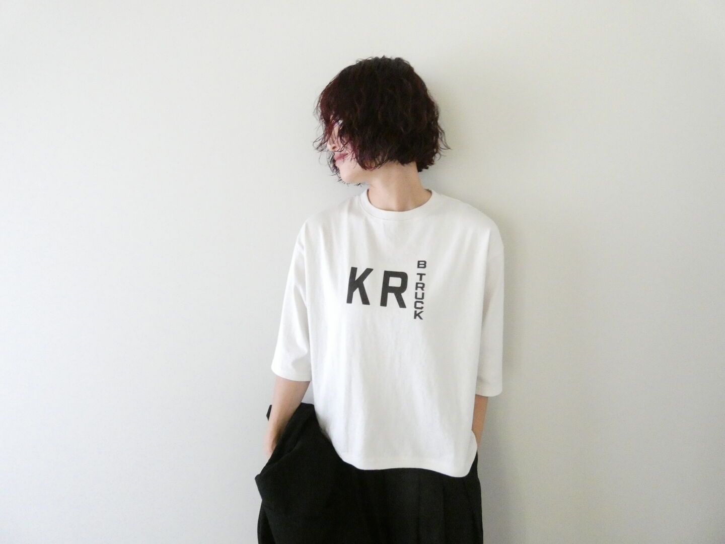 PACIFIC PARK STORE(パシフィックパークストア) 17/-BD天竺ラウンドヘムロゴTee KR B TRUCKの商品画像6