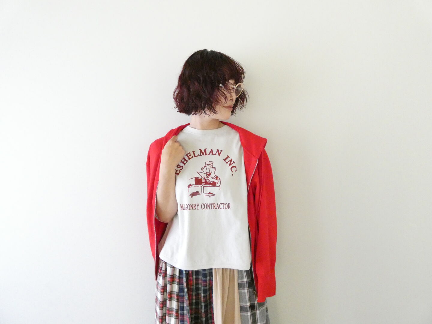 PACIFIC PARK STORE(パシフィックパークストア) 17/-BD天竺ラウンドヘムロゴTee ESHELMANの商品画像2