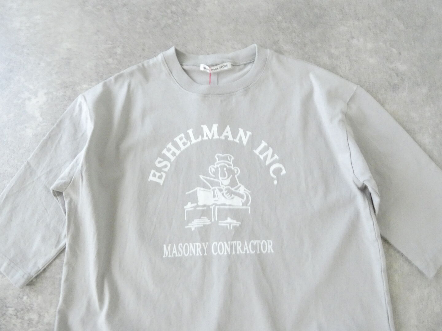 PACIFIC PARK STORE(パシフィックパークストア) 17/-BD天竺ラウンドヘムロゴTee ESHELMANの商品画像30