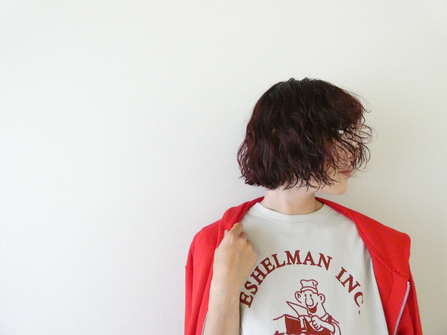 PACIFIC PARK STORE(パシフィックパークストア) 17/-BD天竺ラウンドヘムロゴTee ESHELMANの商品画像4