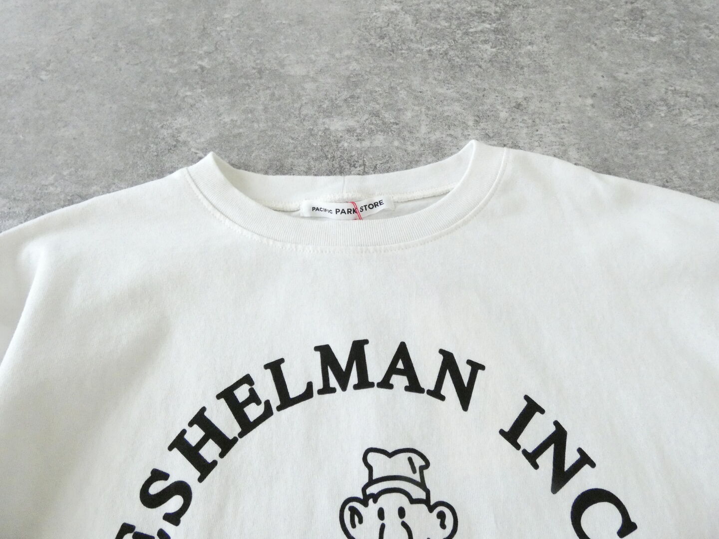 PACIFIC PARK STORE(パシフィックパークストア) 17/-BD天竺ラウンドヘムロゴTee ESHELMANの商品画像45