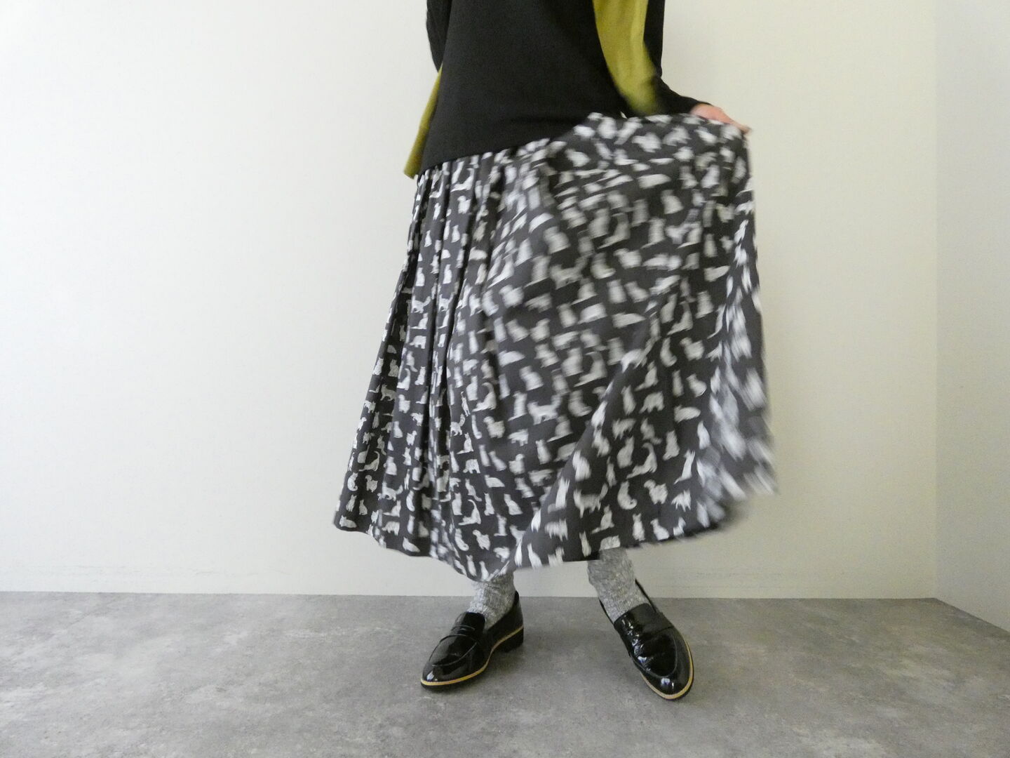 Sarahwear(サラウェア) Kelly Liberty ゴムタックスカートの商品画像4