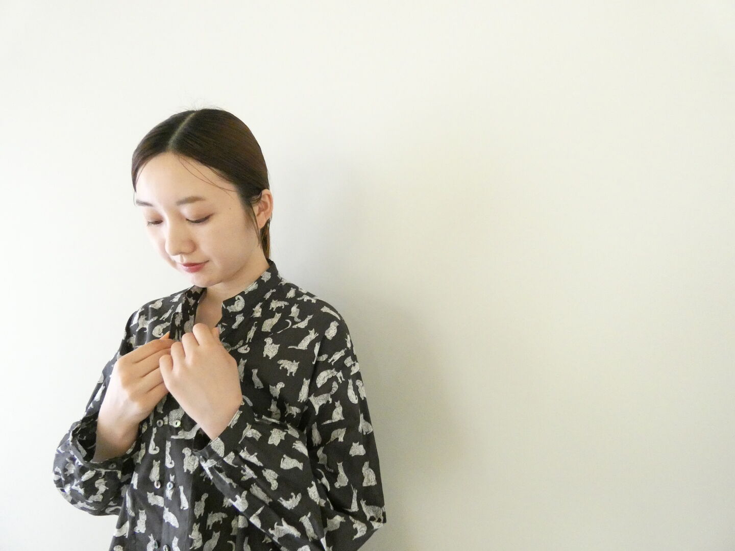 Sarahwear(サラウェア) Liberty ニコニコ釦シャツの商品画像2