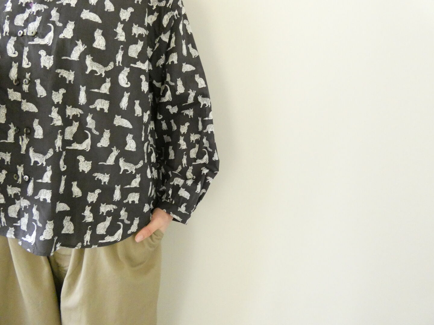 Sarahwear(サラウェア) Liberty ニコニコ釦シャツの商品画像21