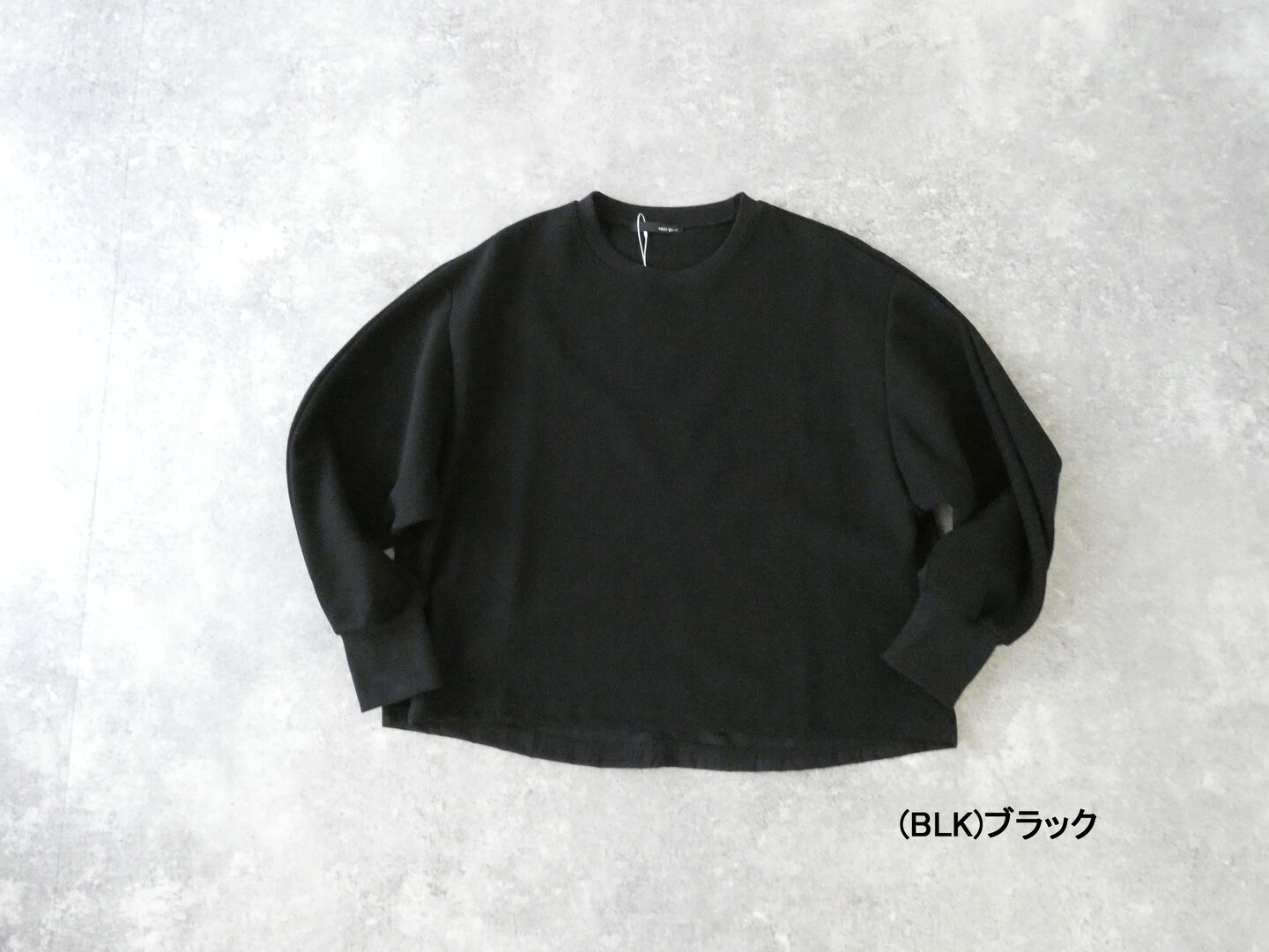 vb 26/2BDTOP逆リバーニットコンビプルオーバーの商品画像12