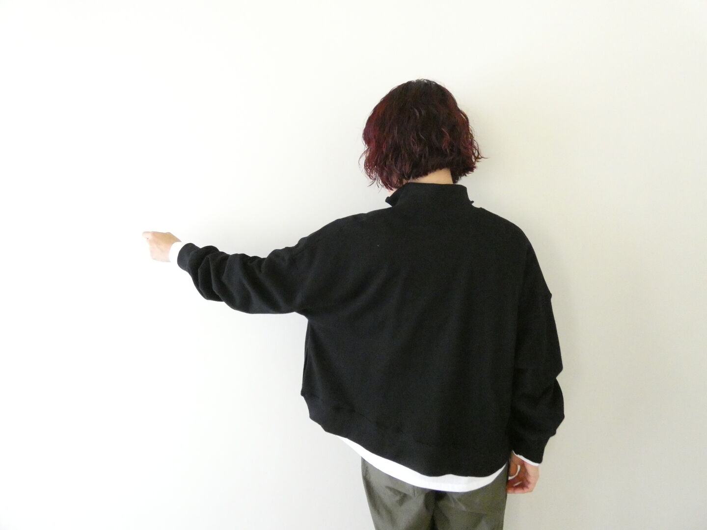 vb MINI裏毛ZIP UPブルゾンの商品画像4