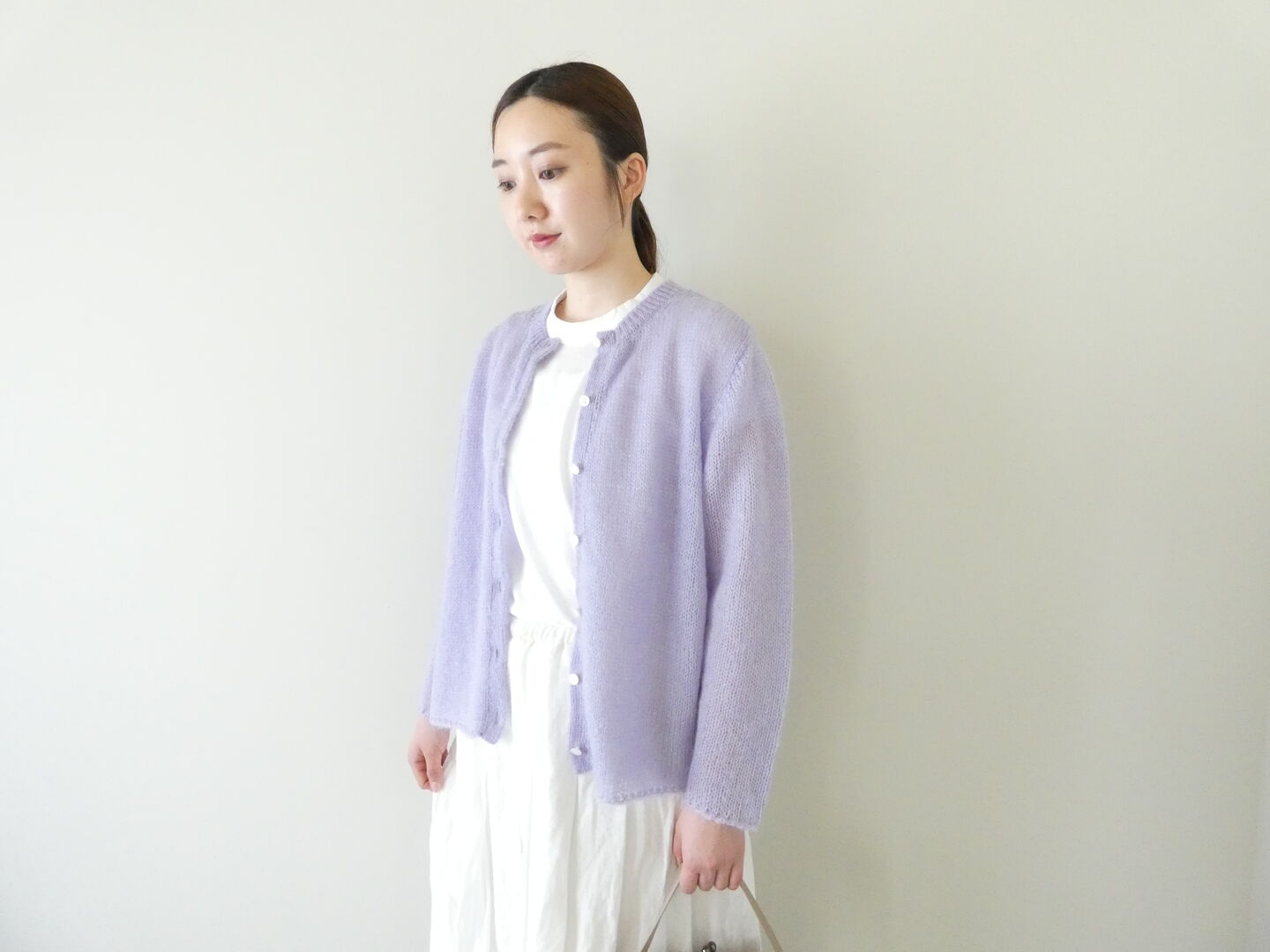 homspun(ホームスパン) モヘヤカーディガンの商品画像3