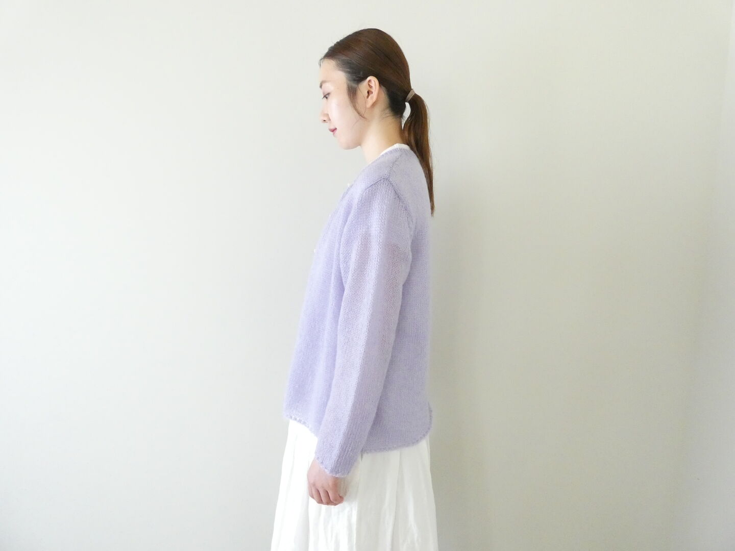 homspun(ホームスパン) モヘヤカーディガンの商品画像8