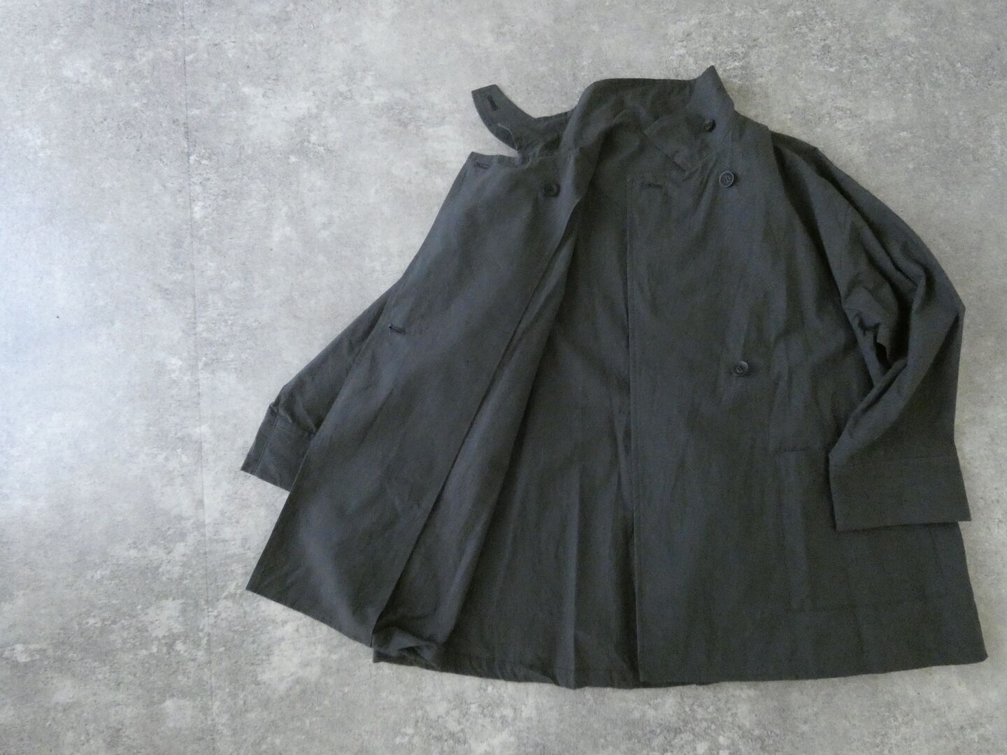 ina(イナ) タイプライタークロススタンドカラーダブルハーフコートの商品画像29