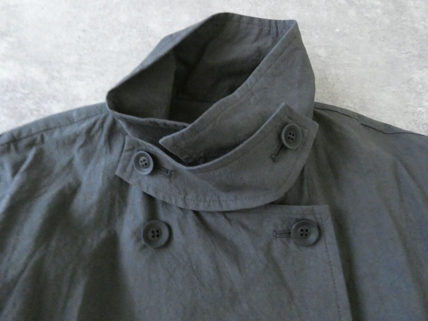 ina(イナ) タイプライタークロススタンドカラーダブルハーフコートの商品画像30