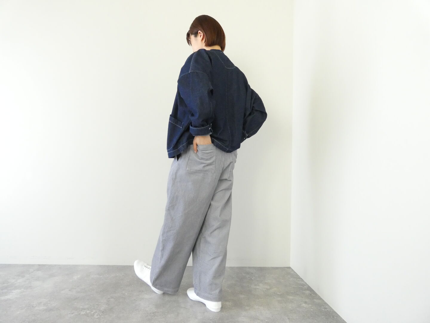 grin(グリン) 8Wコーデュロイ　コクーンパンツの商品画像7