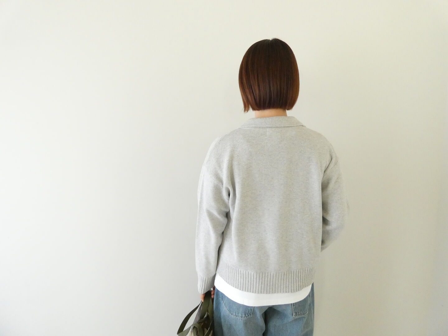 mao made(マオメイド) やわらかコットン異ケージリブZIP UP ジャケットの商品画像10