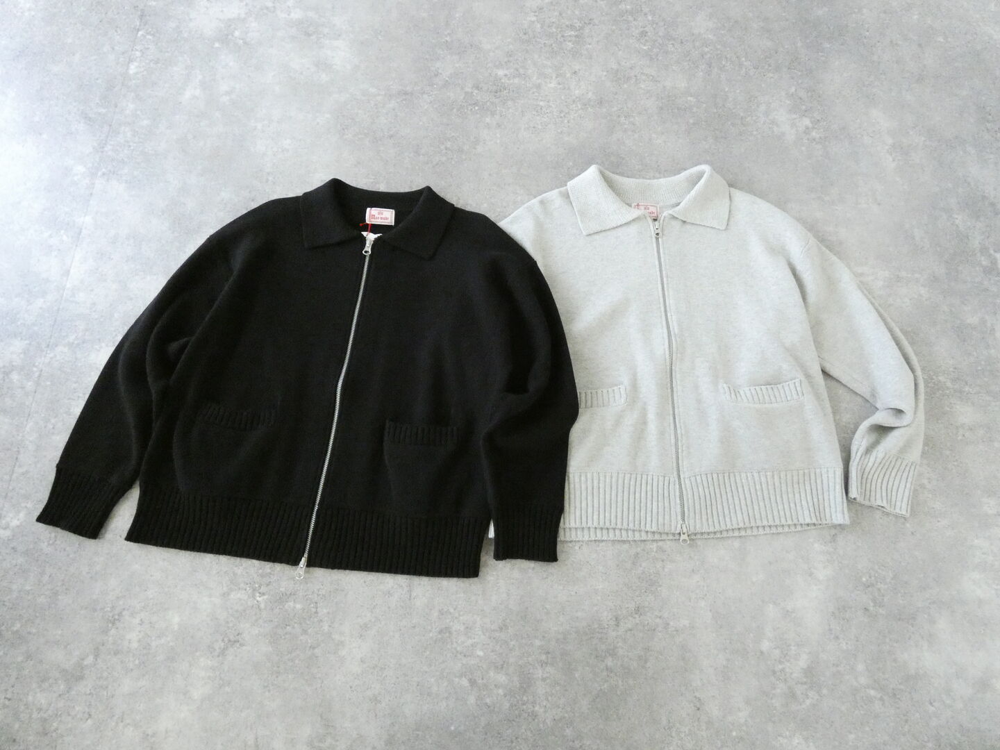 mao made(マオメイド) やわらかコットン異ケージリブZIP UP ジャケットの商品画像3