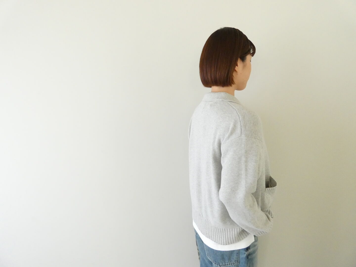 mao made(マオメイド) やわらかコットン異ケージリブZIP UP ジャケットの商品画像9