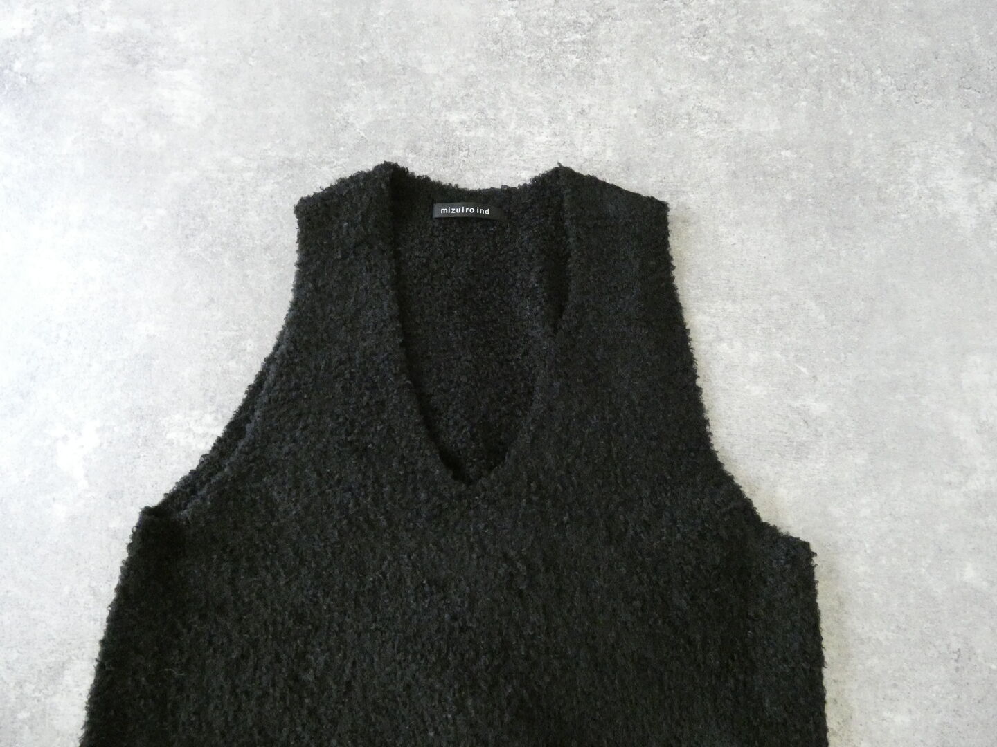 mizuiro ind(ミズイロインド) ヘアリーヤーンVネックプルオーバーの商品画像44