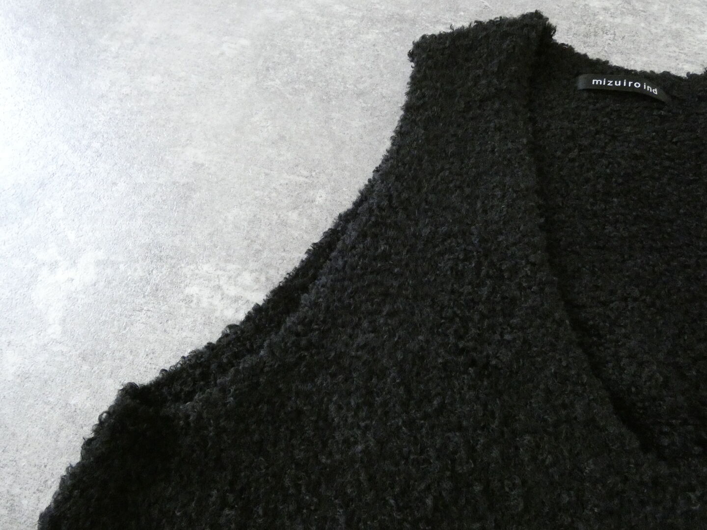 mizuiro ind(ミズイロインド) ヘアリーヤーンVネックプルオーバーの商品画像46