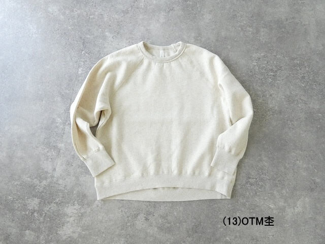 prit(プリット) 裏毛起毛ラグランスリーブプルオーバーの商品画像10