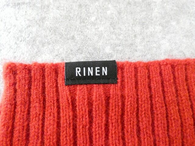 RINEN(リネン) 【別注カラーあり】2/24ウールリブ編み(ホールガーメント)ネックウォーマーの商品画像32