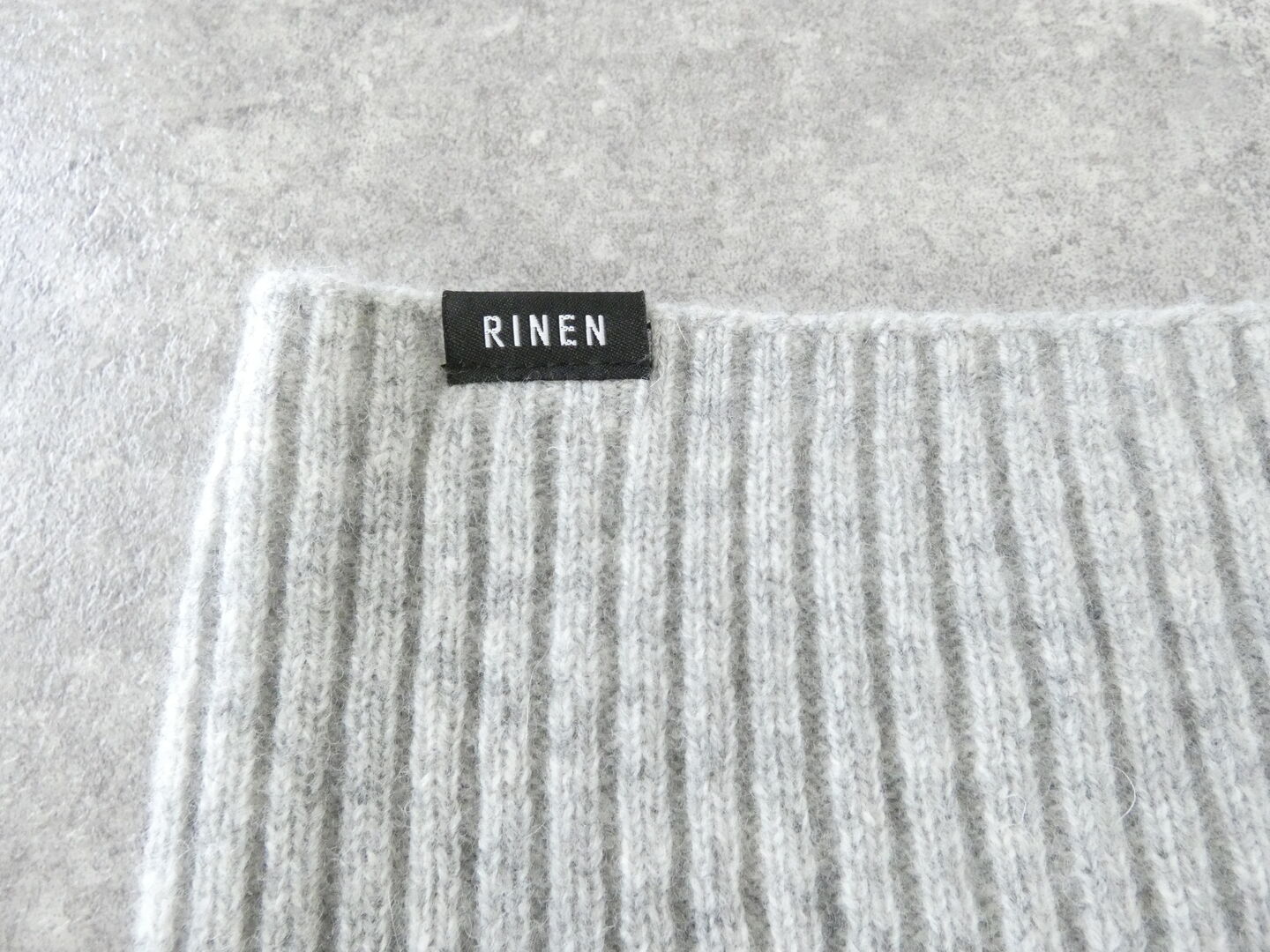RINEN(リネン) 【別注カラーあり】2/24ウールリブ編み(ホールガーメント)ネックウォーマーの商品画像60