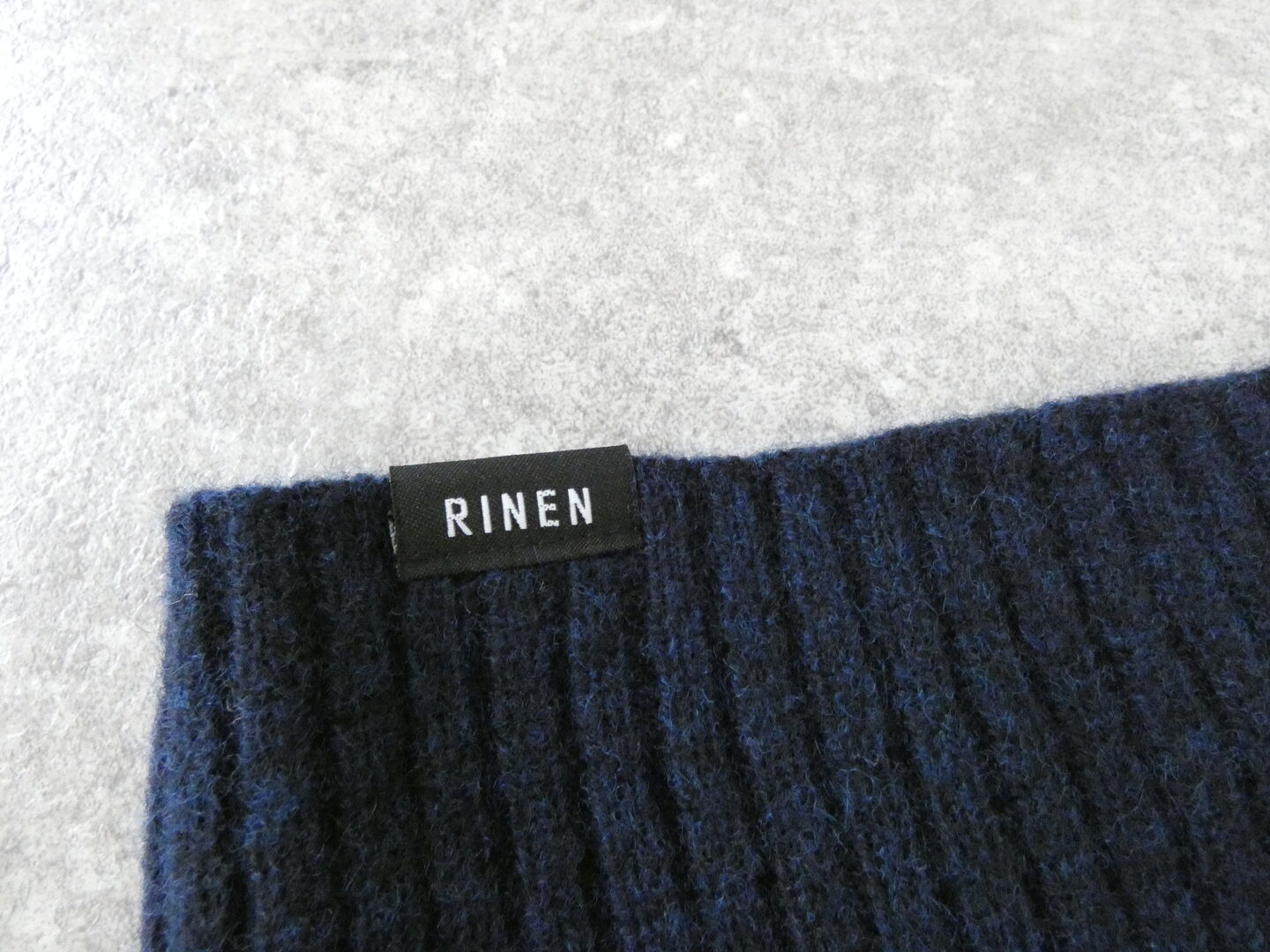 RINEN(リネン) 【別注カラーあり】2/24ウールリブ編み(ホールガーメント)ネックウォーマーの商品画像74