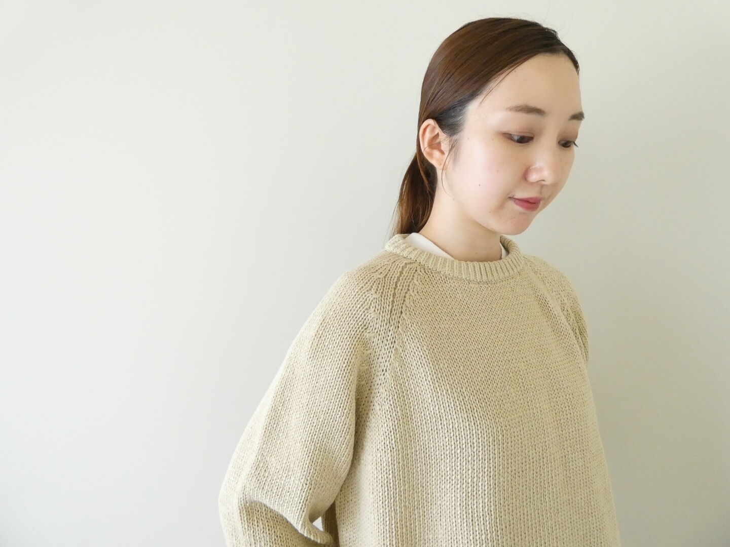 Veritecoeur(ヴェリテクール) ラグランプルオーバーニットの商品画像3