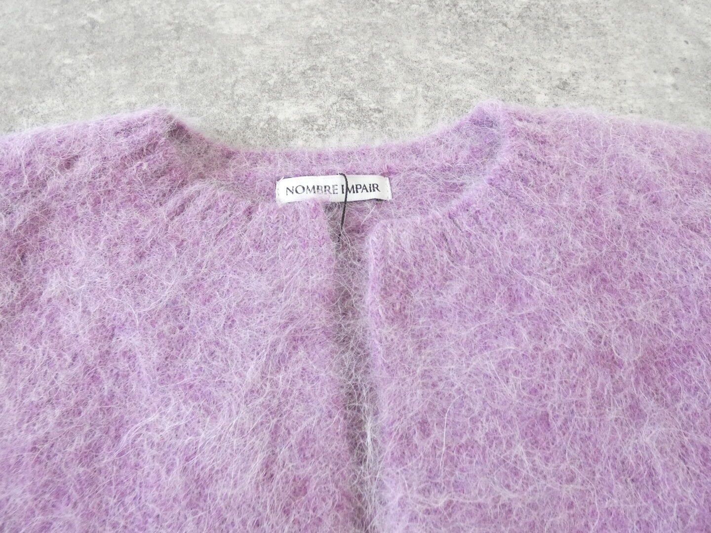 NOMBRE IMPAIR(ノンブルアンペール) アルパカシャギーショートカーデの商品画像19