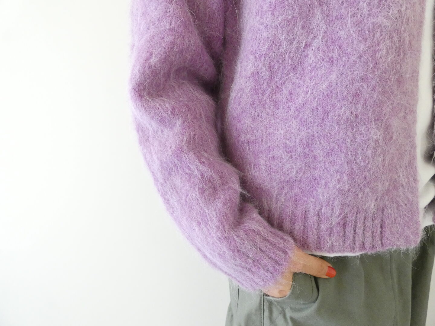 NOMBRE IMPAIR(ノンブルアンペール) アルパカシャギーショートカーデの商品画像6