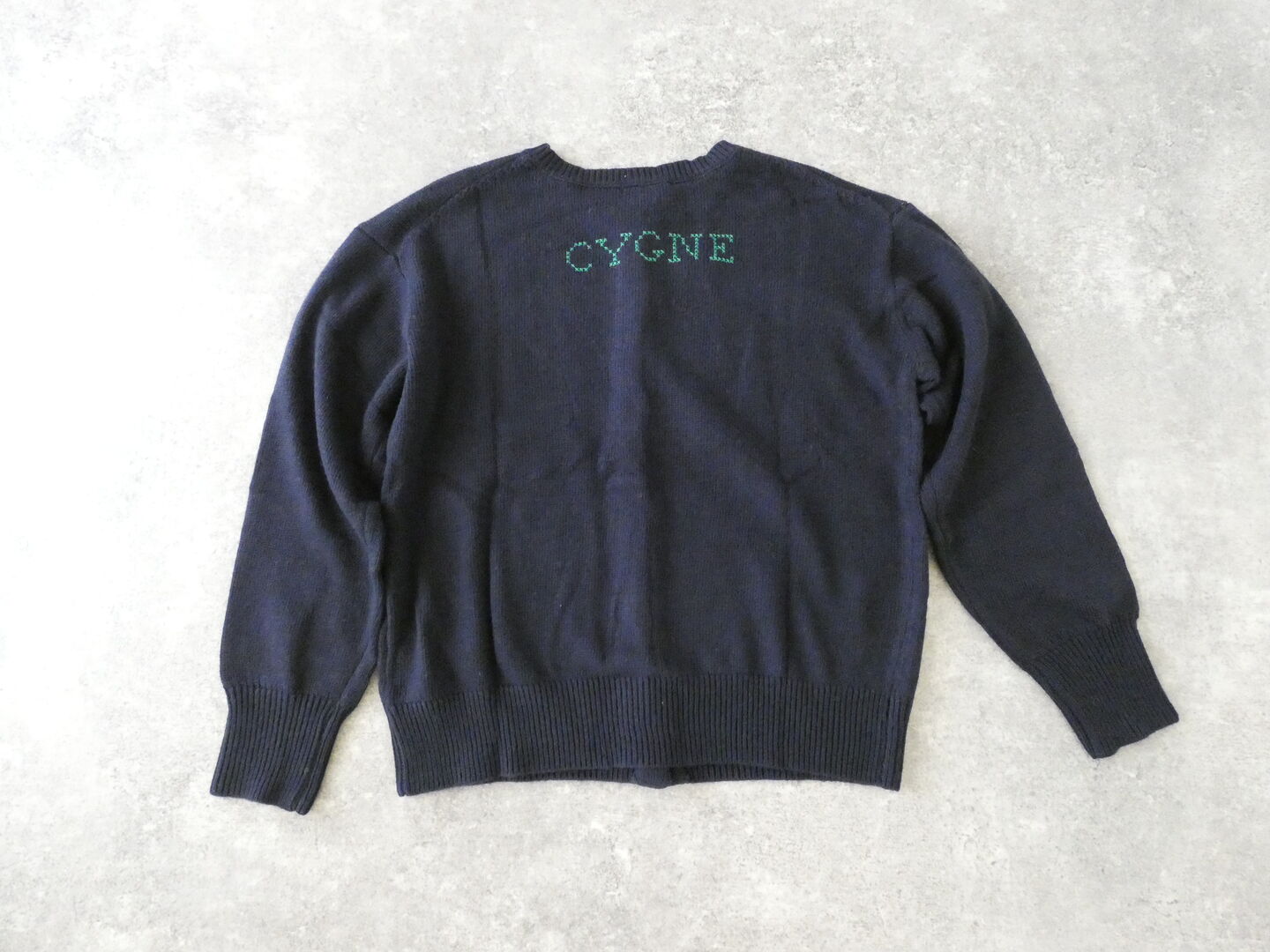 NOMBRE IMPAIR(ノンブルアンペール) スワン刺繍クルーネックカーデの商品画像10