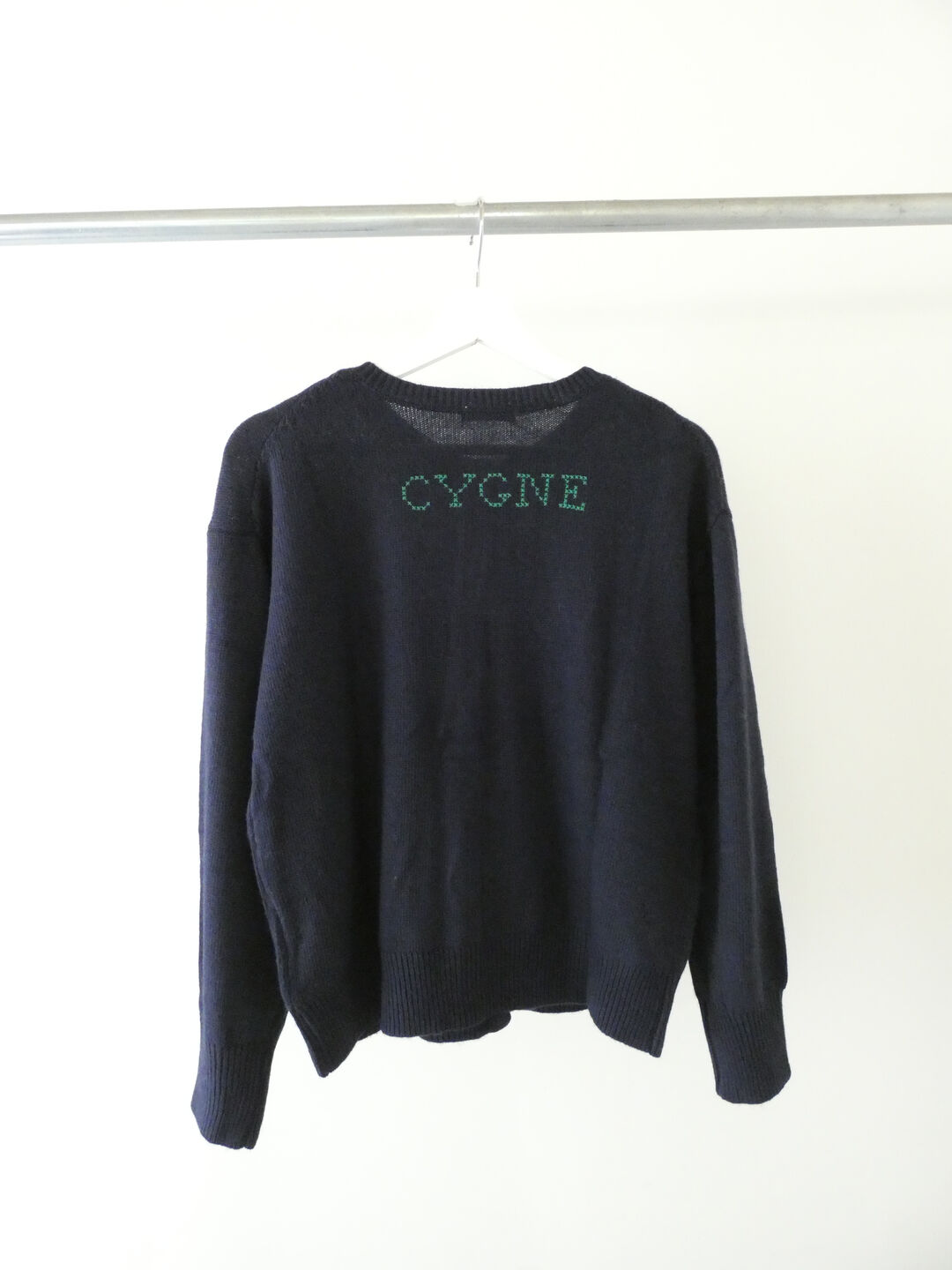 NOMBRE IMPAIR(ノンブルアンペール) スワン刺繍クルーネックカーデの商品画像12