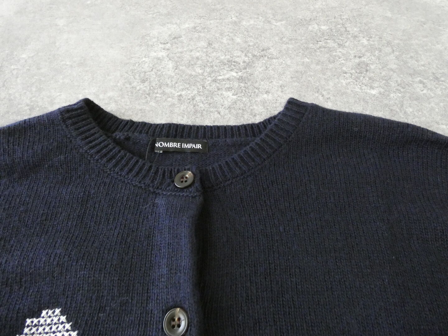 NOMBRE IMPAIR(ノンブルアンペール) スワン刺繍クルーネックカーデの商品画像21