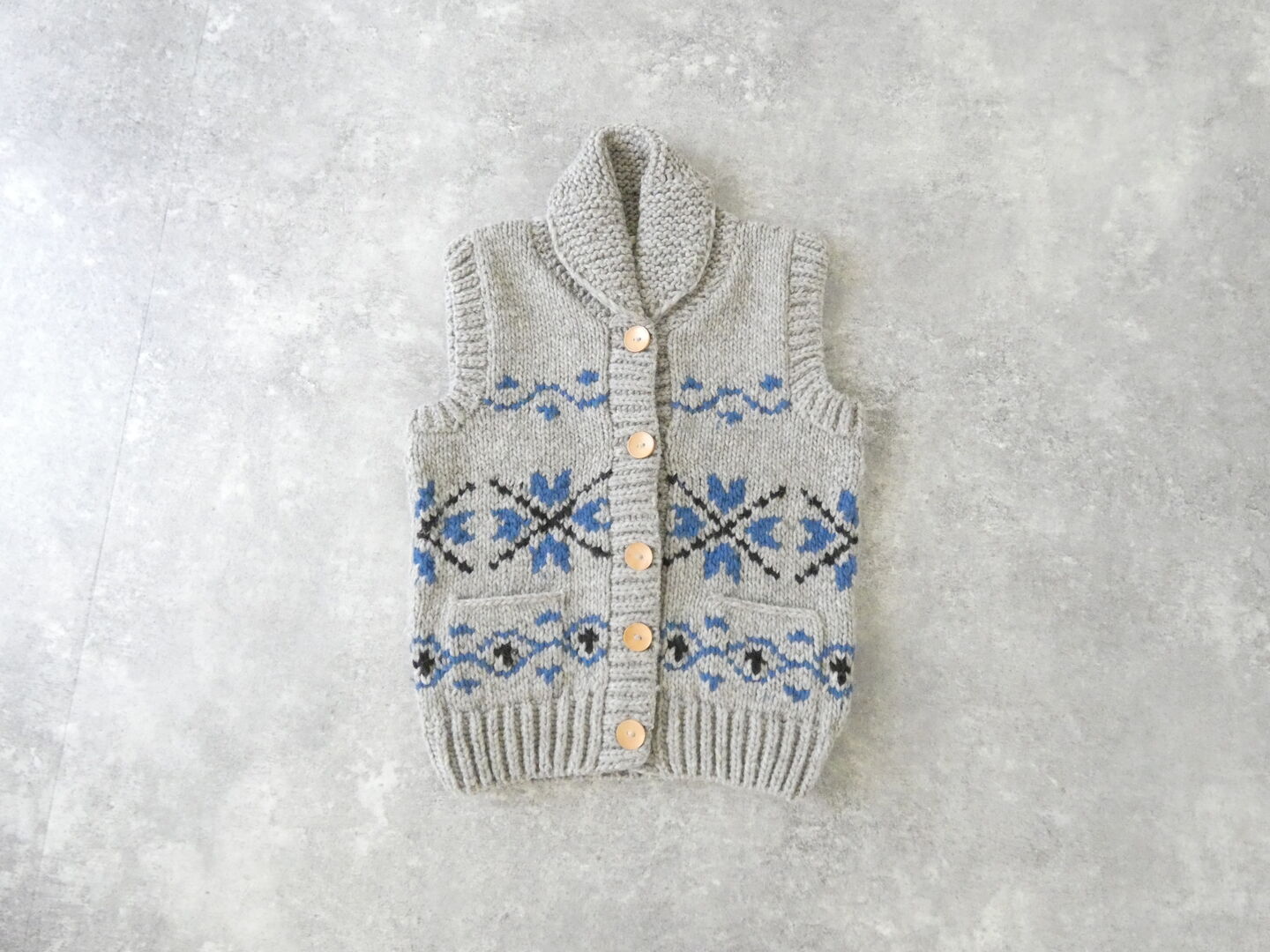 ichiAntiquite's(イチアンティークス) PERU HAND KNIT VEST ペルーハンドニットベストの商品画像3