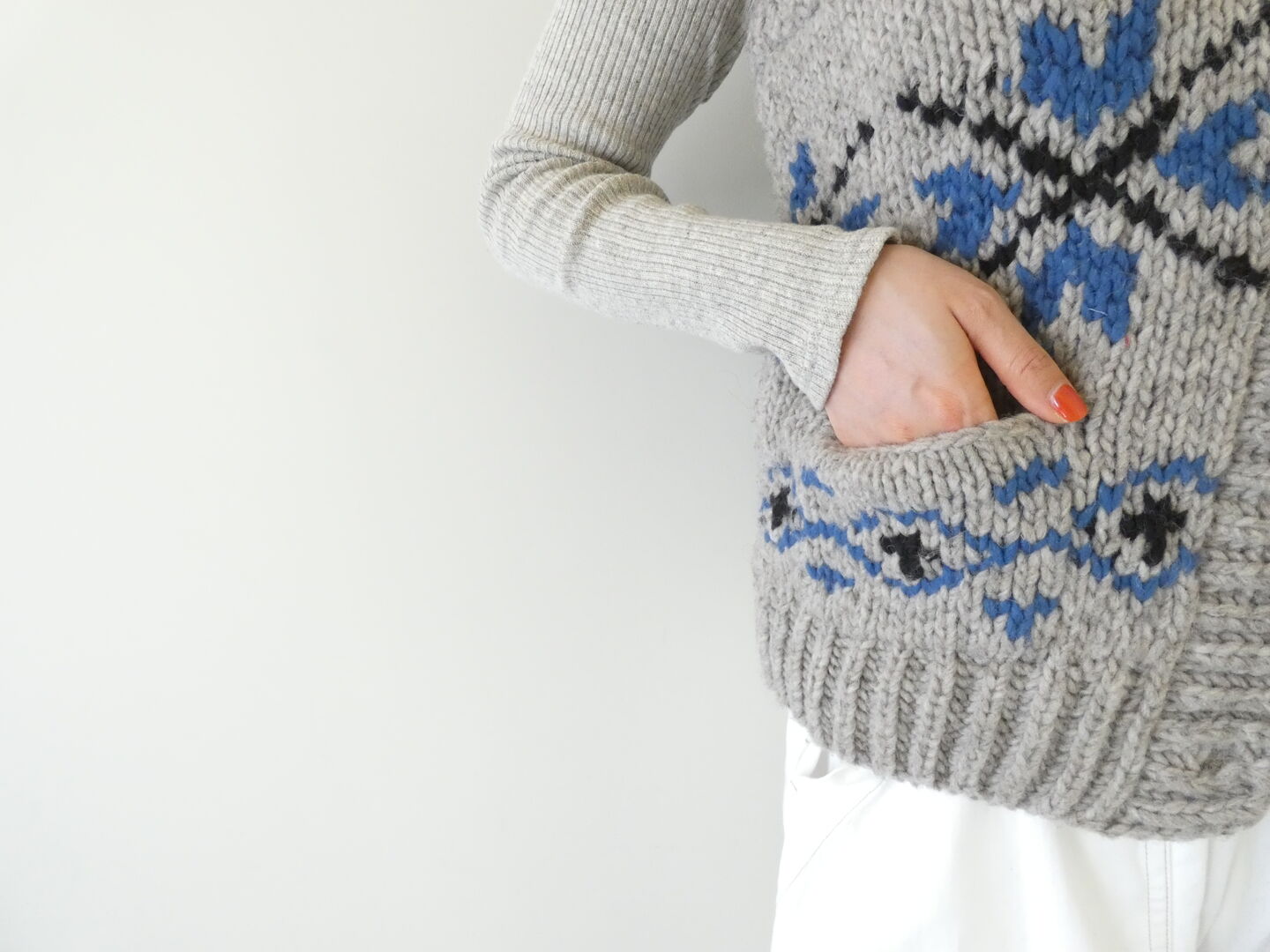 ichiAntiquite's(イチアンティークス) PERU HAND KNIT VEST ペルーハンドニットベストの商品画像5