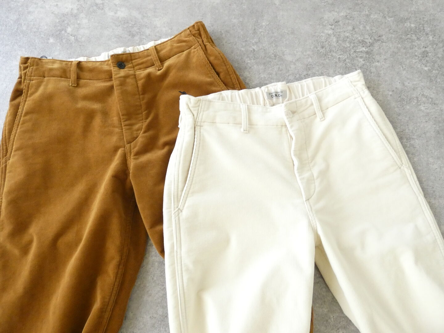 D.M.G.(ディーエムジー) 14Wストレッチコール裏起毛イージートラウザーの商品画像8