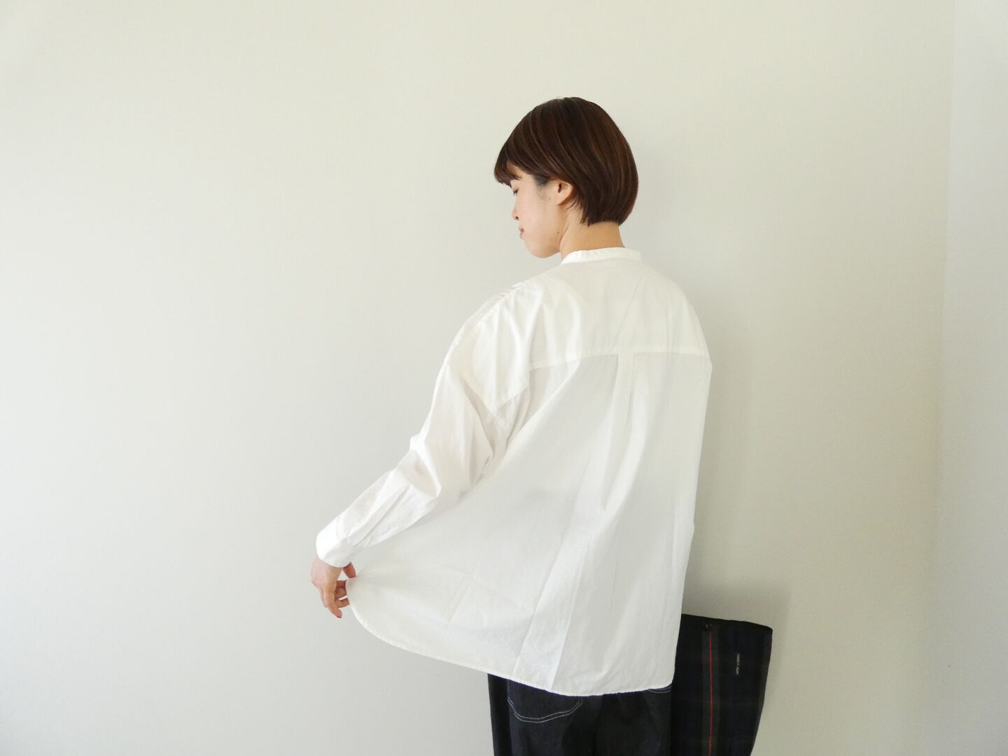 ichi(イチ) 近江晒タイプライターシャツの商品画像4