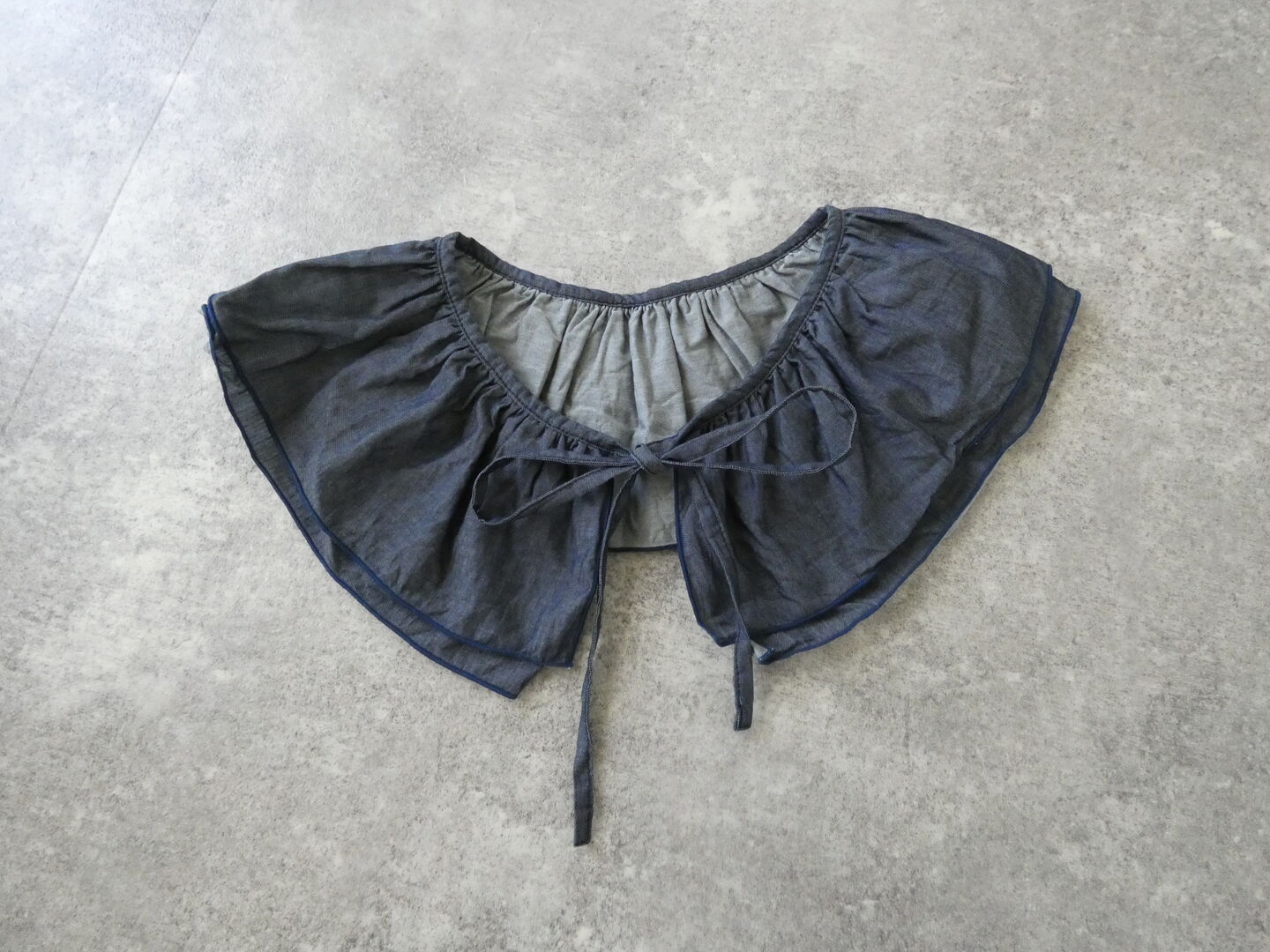 ichi(イチ) デニム衿付きプルオーバの商品画像13