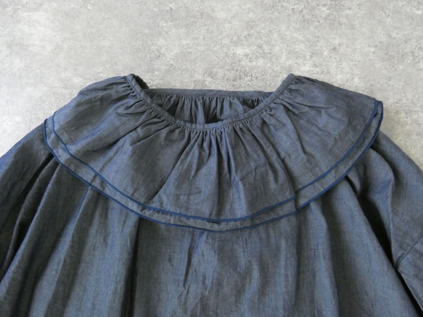 ichi(イチ) デニム衿付きプルオーバの商品画像28
