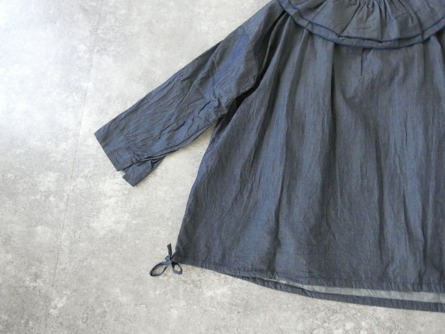 ichi(イチ) デニム衿付きプルオーバの商品画像29