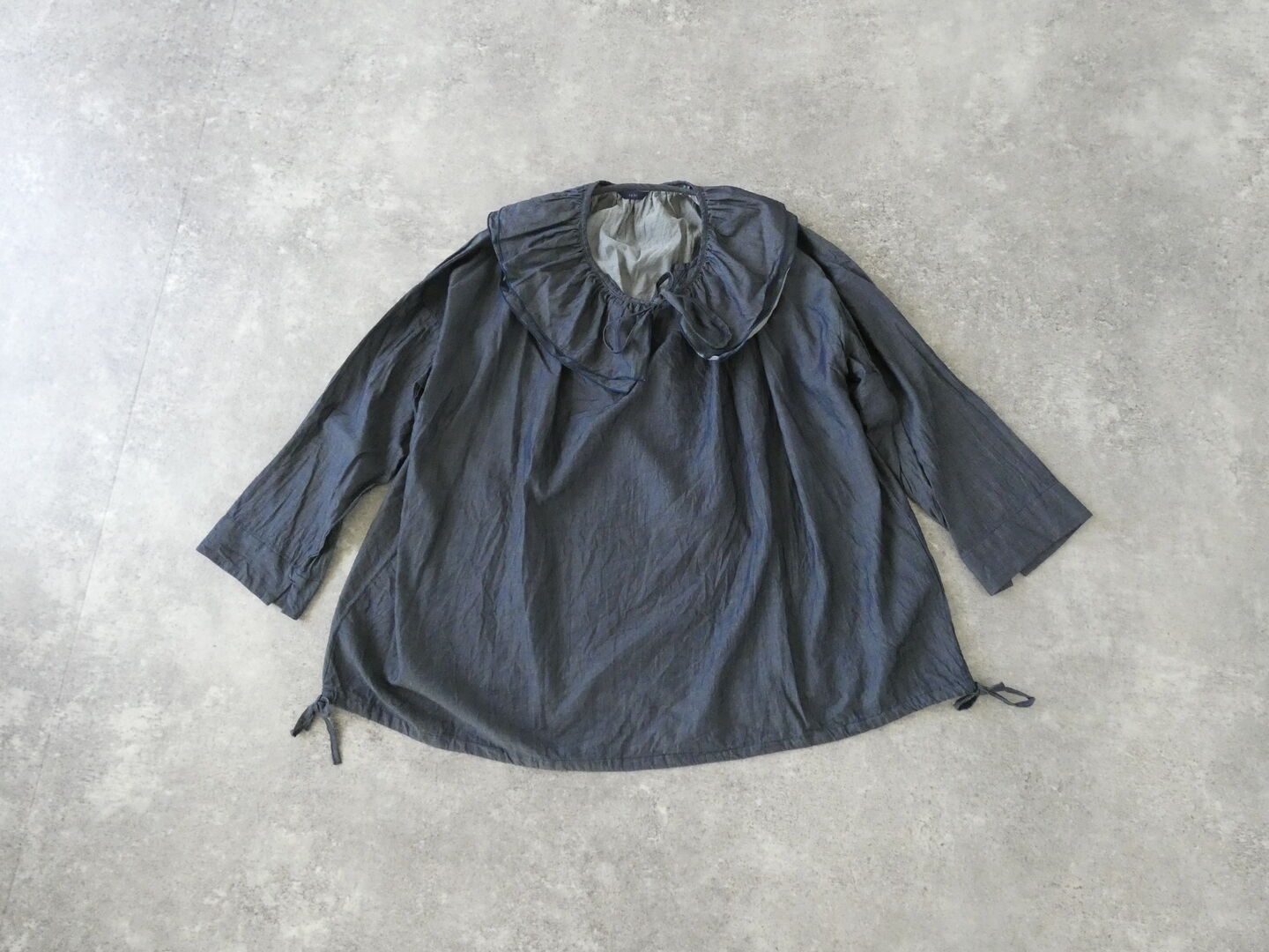 ichi(イチ) デニム衿付きプルオーバの商品画像3