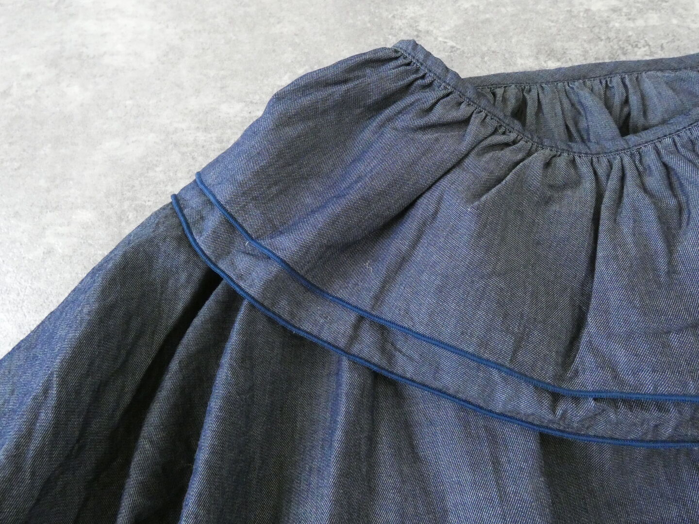 ichi(イチ) デニム衿付きプルオーバの商品画像30