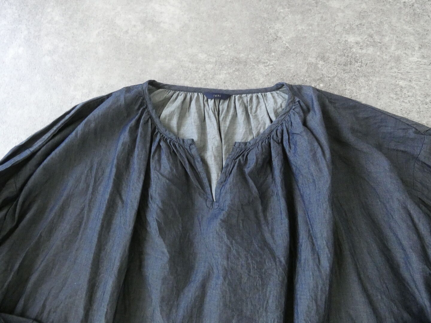 ichi(イチ) デニム衿付きプルオーバの商品画像31