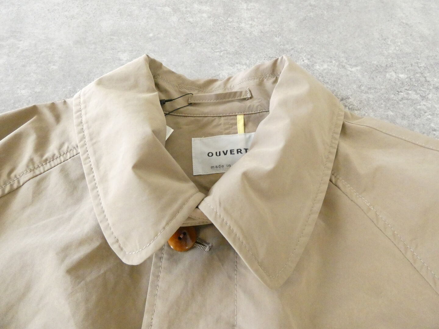 OUVERT(ウーヴェル) NY/PE割繊ウェザーヴィンテージタンブラー撥水加工バルマカーンレイニーコートの商品画像22
